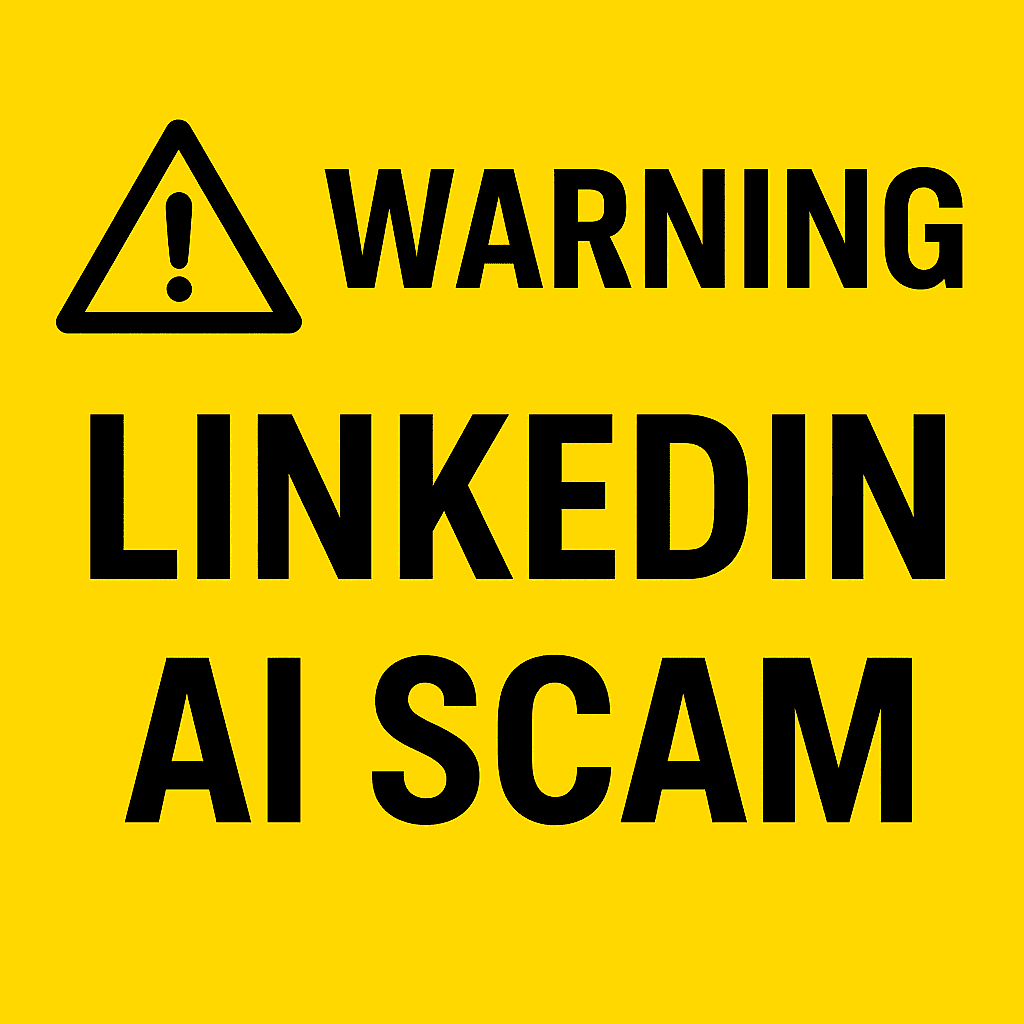 I Got Pulled Into a LinkedIn Scam Funnel Disguised as Networking — Here’s How It Went