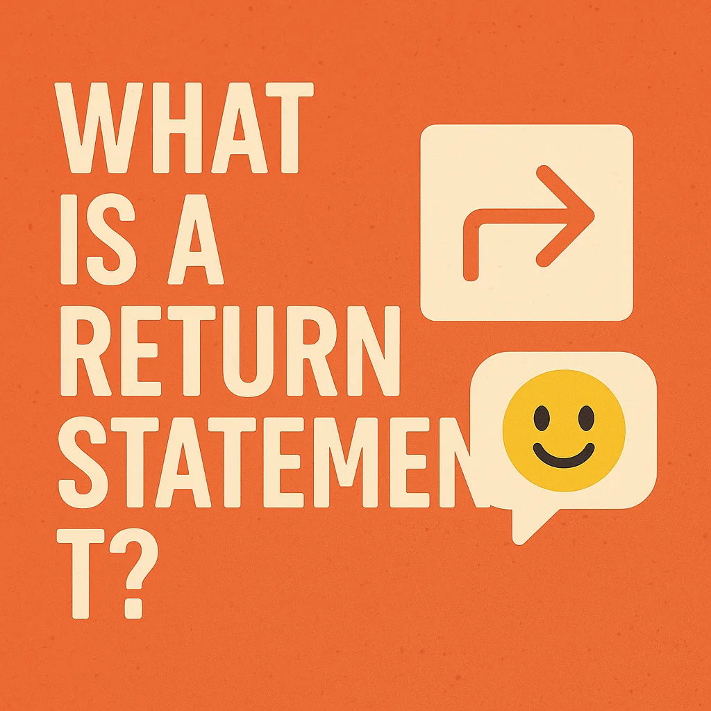 What Is a Return Statement?